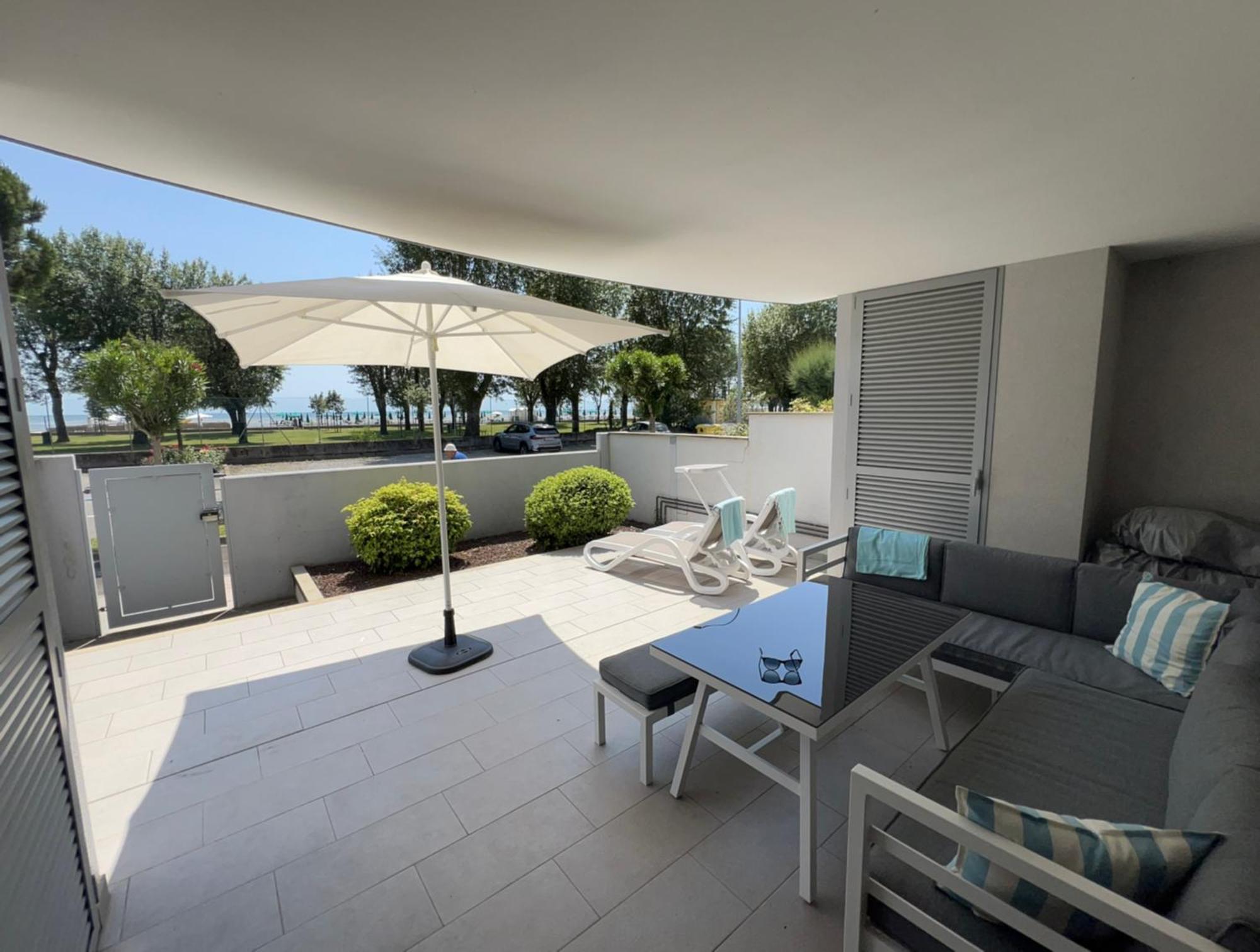 Ferienwohnung Vista Mare Grado Exterior foto